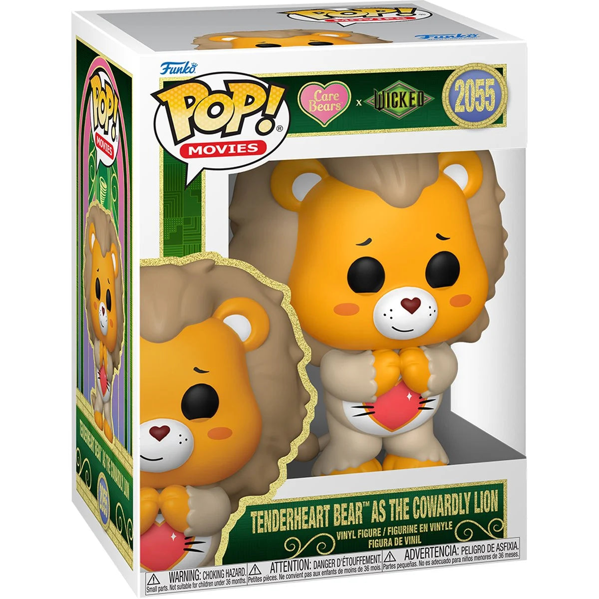 Care Bears x Wicked Tenderheart Bear as The Cowardly Lion Funko Pop! Vinyl Figure #2055 - Outer Limit Toys