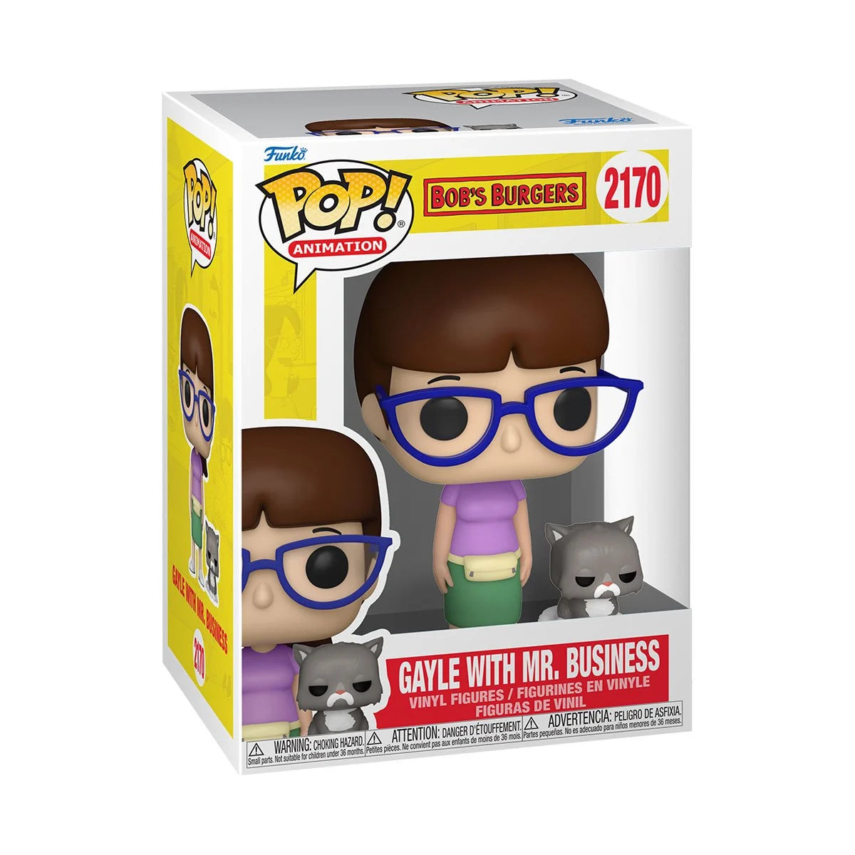 Bob's Burgers Gayle with Mr. Business Funko Pop! Vinyl Figure and Buddy #2170