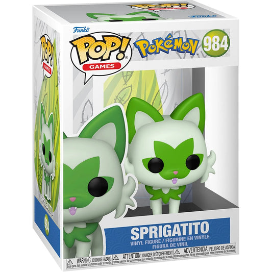 Pokemon Sprigatito Funko Pop! Vinyl Figure #984 - Outer Limit Toys