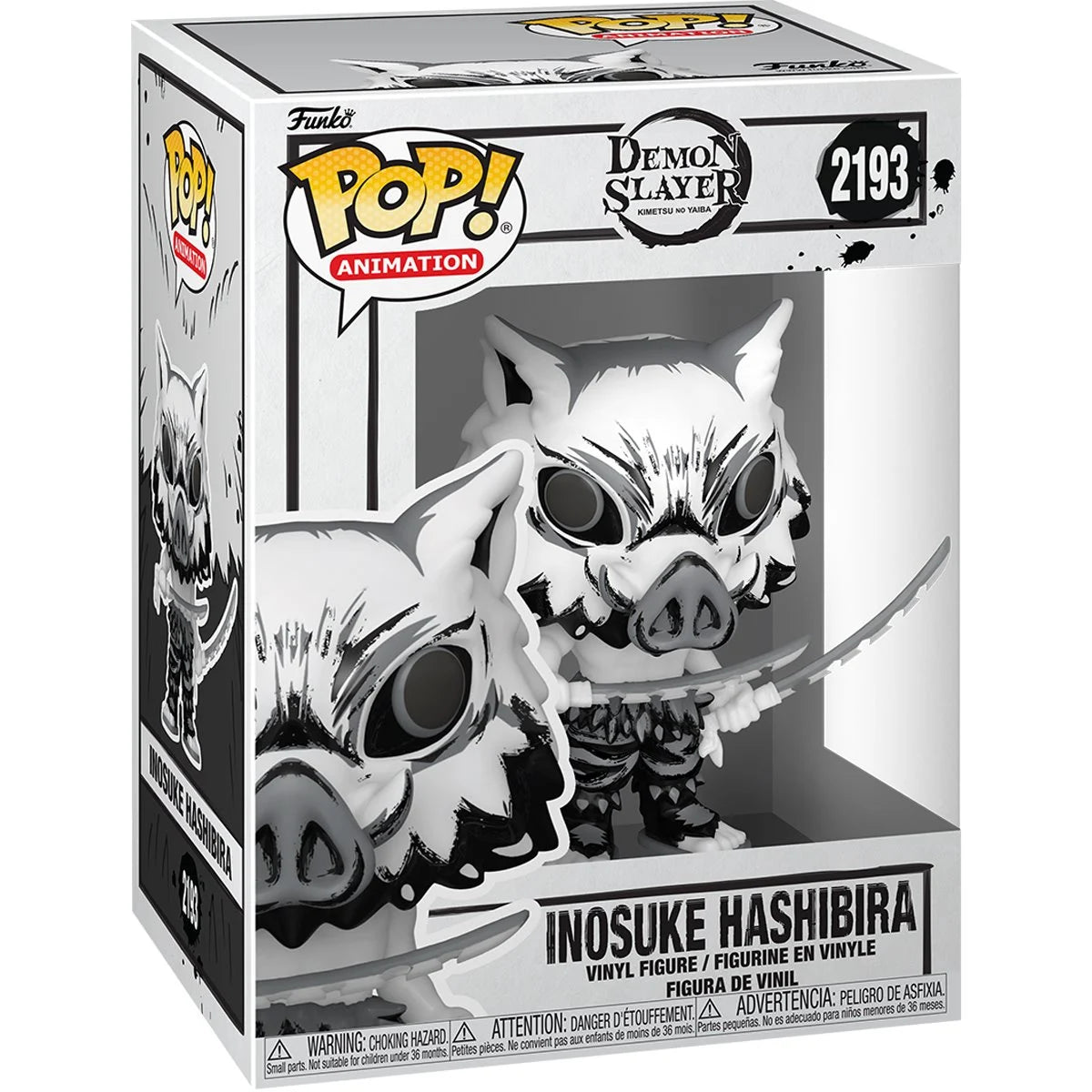 Demon Slayer Inosuke Hashibira Sumi-Ink Funko Pop! Vinyl Figure #2193 - Outer Limit Toys