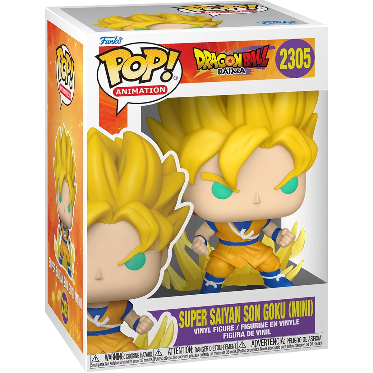 Dragon Ball Daima Super Saiyan Son Goku (Mini) Funko Pop! Vinyl Figure #2305 - Outer Limit Toys