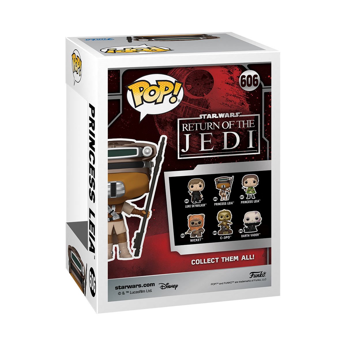 Star Wars: Return of the Jedi 40th Anniversary Princess Leia (Boushh) Funko Pop! Vinyl Figure #606 - Outer Limit Toys