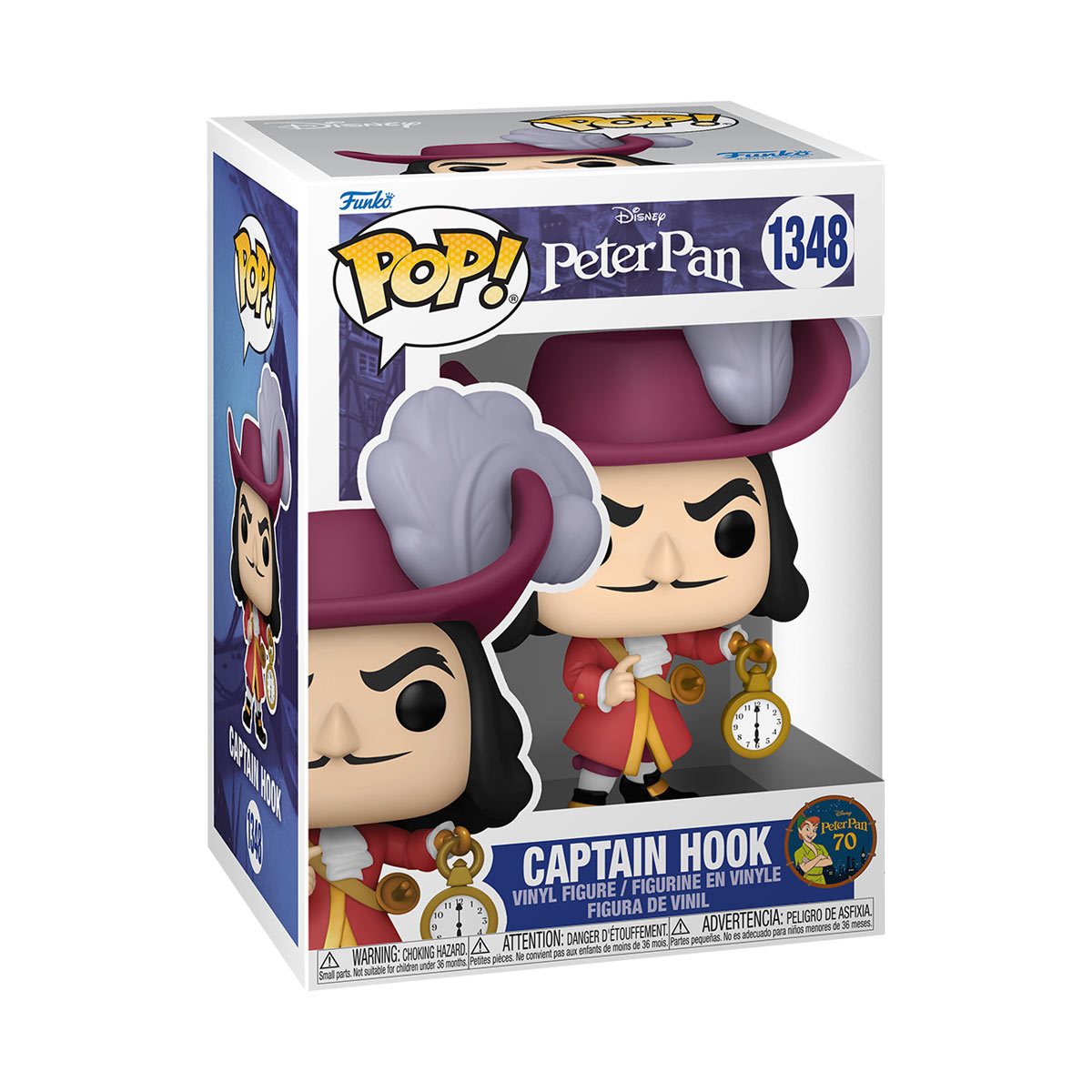 Peter Pan 70th Anniversary Captain Hook Funko Pop! Vinyl Figure #1348 - Outer Limit Toys