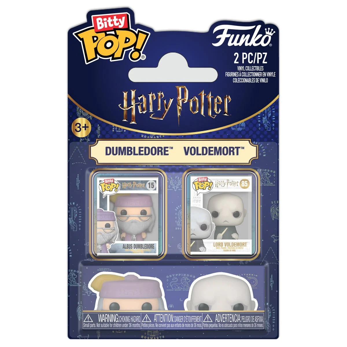 Harry Potter Dumbledore and Voldemort Funko Bitty Pop! Mini-Figure 2-Pack