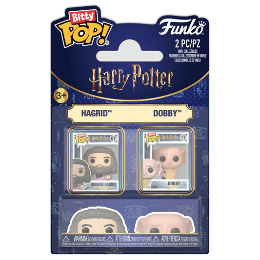 Harry Potter Hagrid and Dobby Funko Bitty Pop! Mini-Figure 2-Pack