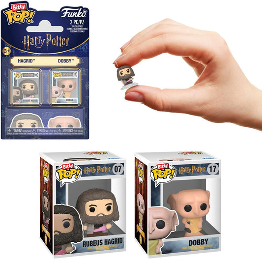 Harry Potter Hagrid and Dobby Funko Bitty Pop! Mini-Figure 2-Pack