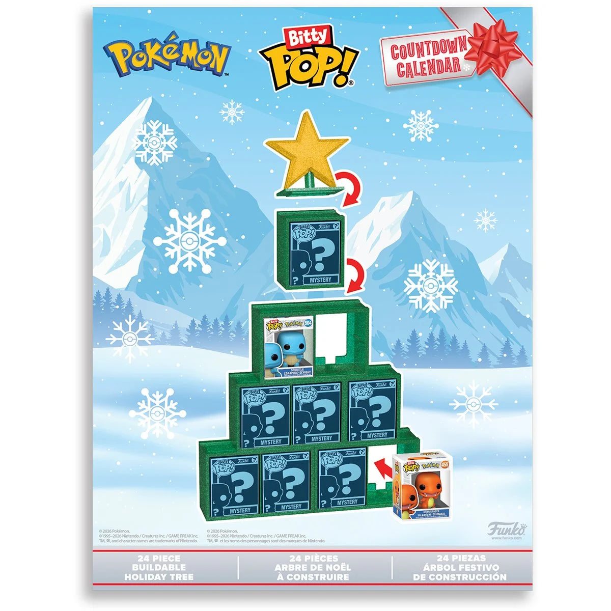 Pokemon 2026 Edition Funko Bitty Pop! Advent Calendar