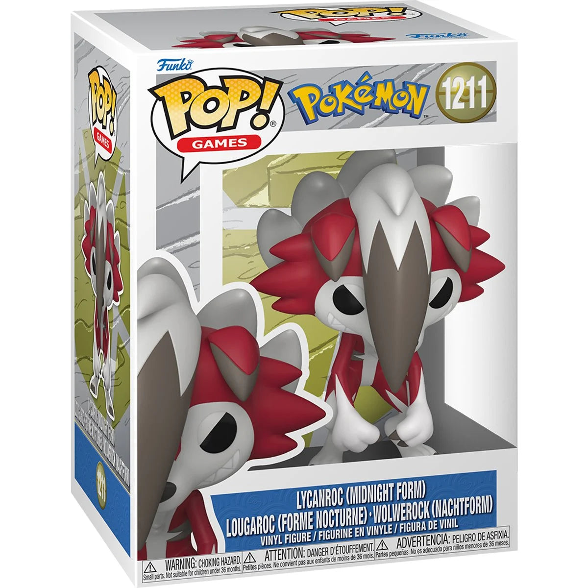 Pokemon Lycanroc (Midnight Form) Funko Pop! Vinyl Figure #1211