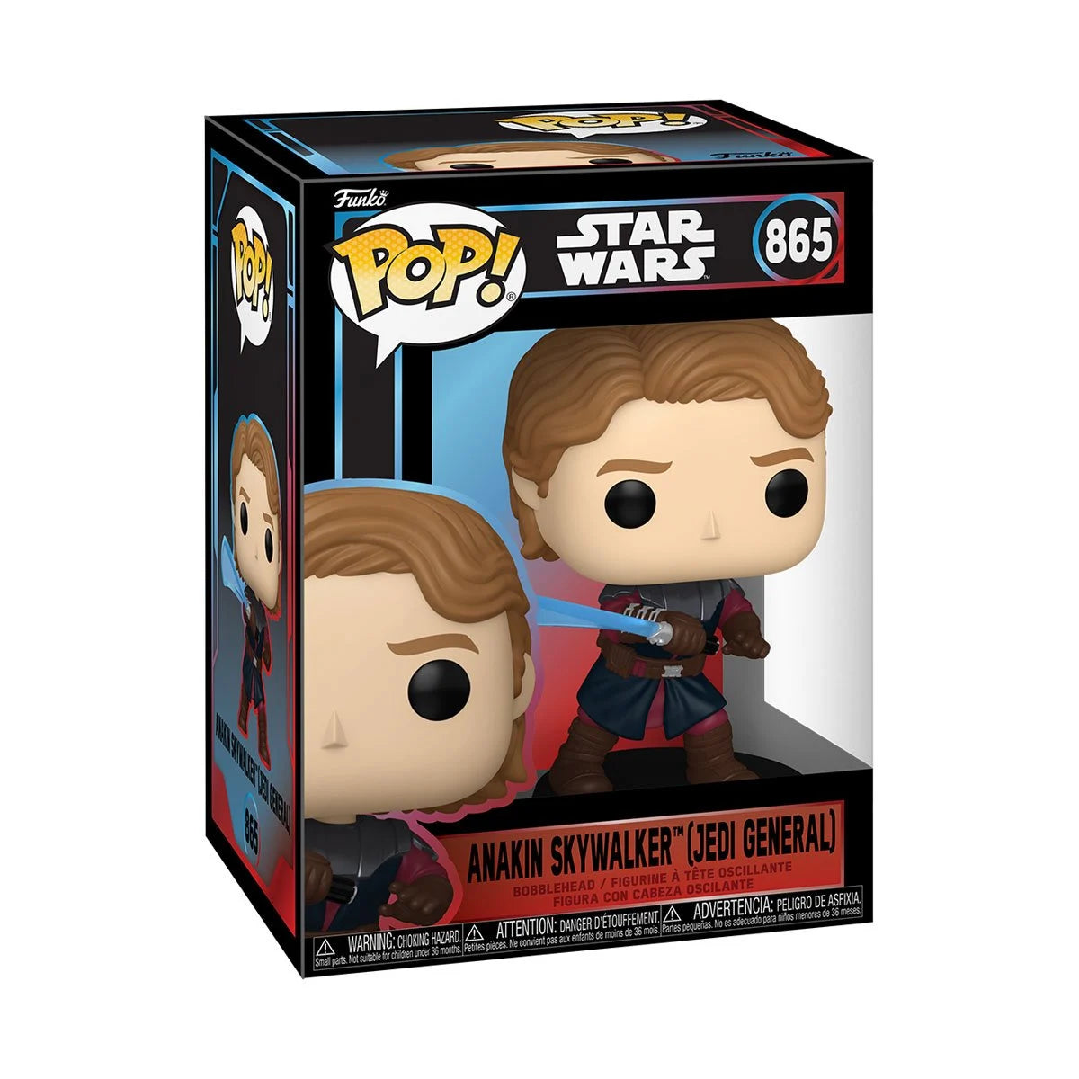 Star Wars Anakin Skywalker (Jedi General) Funko Pop! Vinyl Figure #865