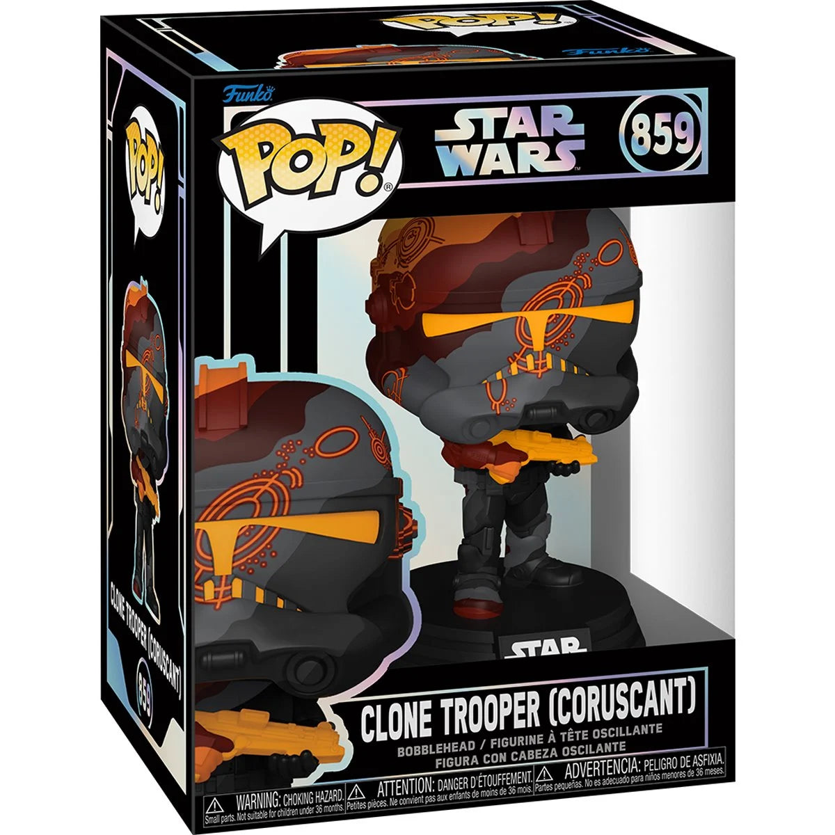 Star Wars Clone Trooper (Coruscant) #3 Series 15 Funko Pop! Vinyl Figure #859