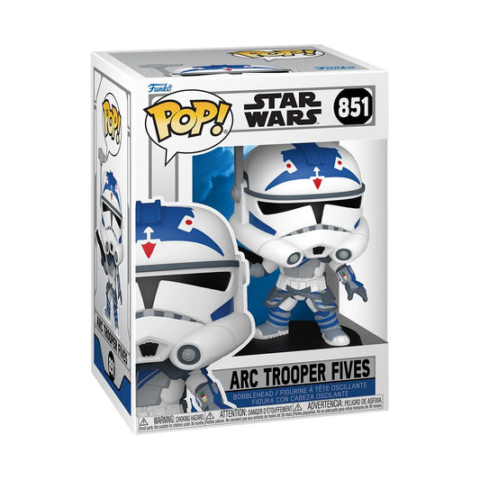 Star Wars The Clone Wars ARC Trooper Fives Funko Pop! Vinyl Figure #851 - Outer Limit Toys