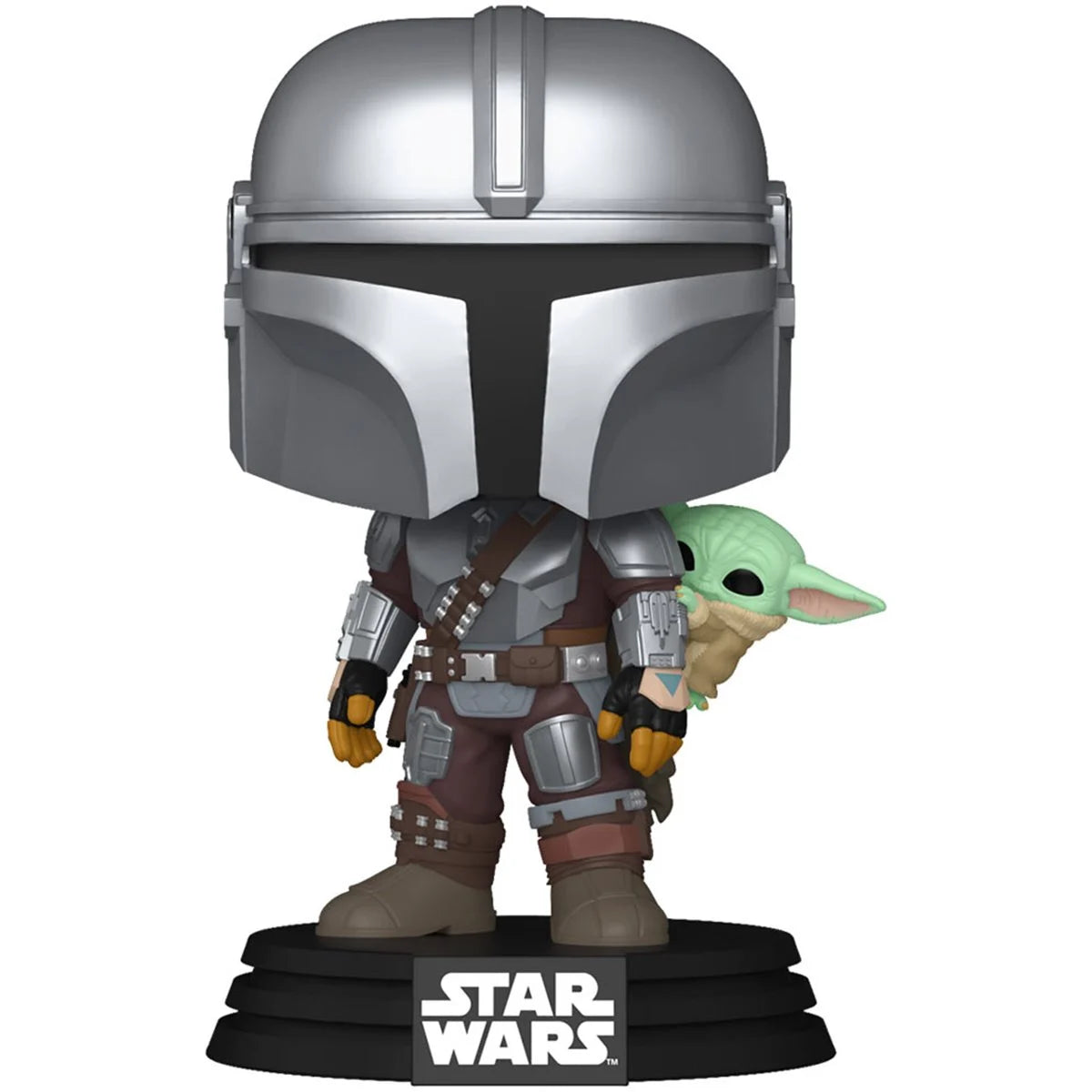 Star Wars: The Mandalorian and Grogu Mandalorian with Grogu Funko Pop! Vinyl Figure #818 - Outer Limit Toys