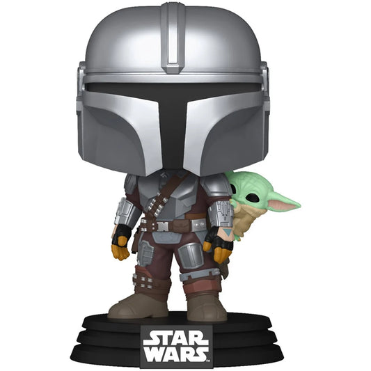 Star Wars: The Mandalorian and Grogu Mandalorian with Grogu Funko Pop! Vinyl Figure #818 - Outer Limit Toys