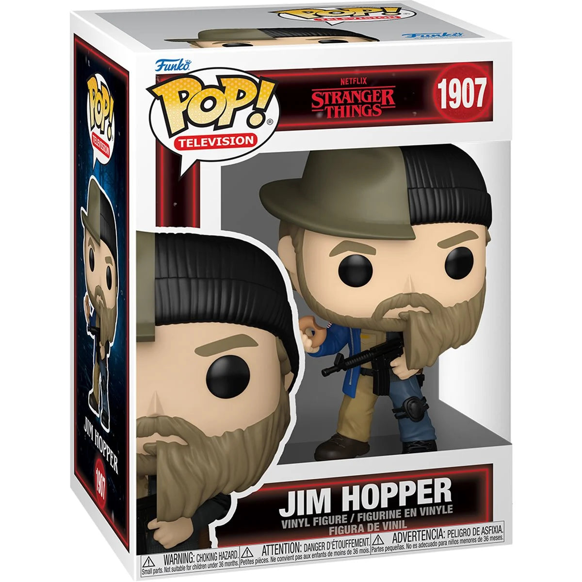 Stranger Things Split Jim Hopper Funko Pop! Vinyl Figure #1907