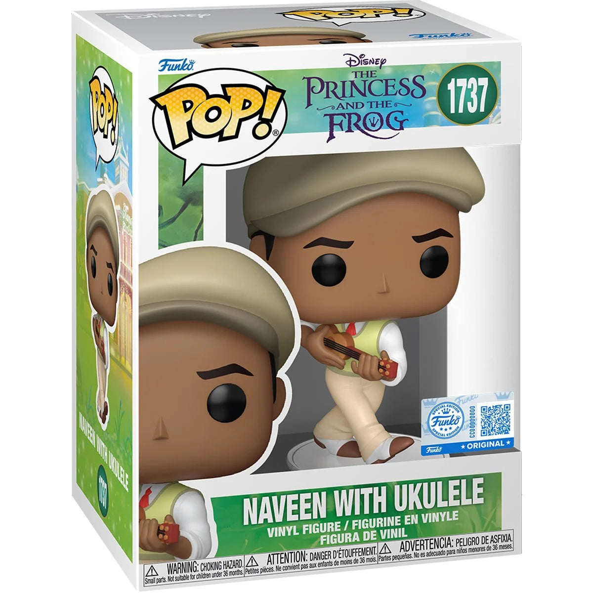 The Princess and the Frog Naveen with Ukulele Funko Pop! Vinyl Figure #1737 - Specialty - Outer Limit Toys