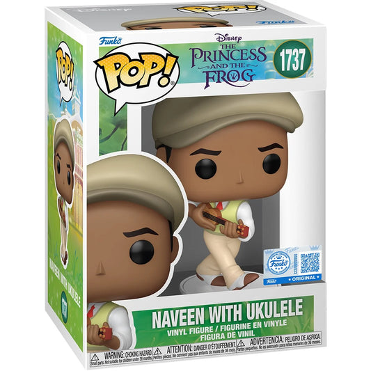 The Princess and the Frog Naveen with Ukulele Funko Pop! Vinyl Figure #1737 - Specialty