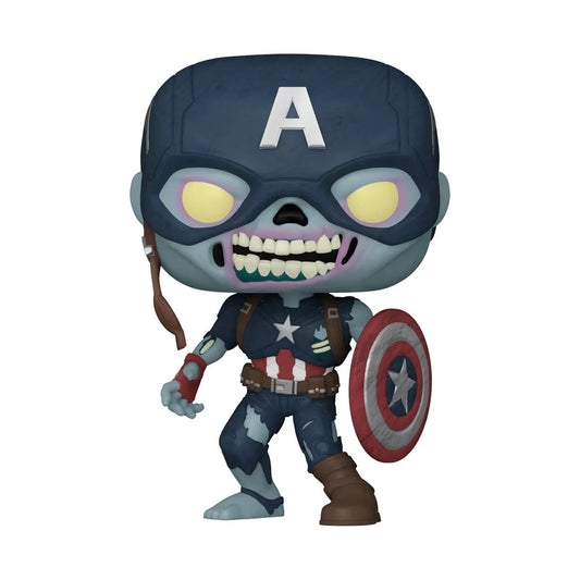Marvel's What If Zombie Captain America Pop! Vinyl Figure - Outer Limit Toys