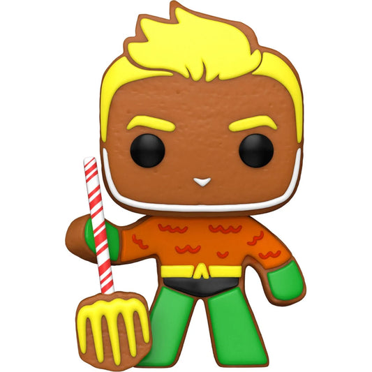 DC Comics Super Heroes Gingerbread Aquaman Pop! Vinyl Figure - Outer Limit Toys