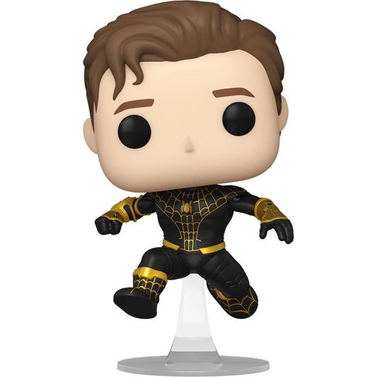 Spider-Man: No Way Home Unmasked Spider-Man Black Suit Pop! Vinyl Figure - AAA Anime Exclusive - Outer Limit Toys